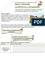 ACT - Indago Sobre Los Efectos de La Contaminación Ambiental