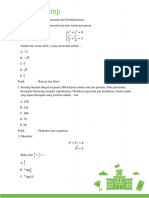 Latihan TO UTBK 1 - TKA Matematika IPA