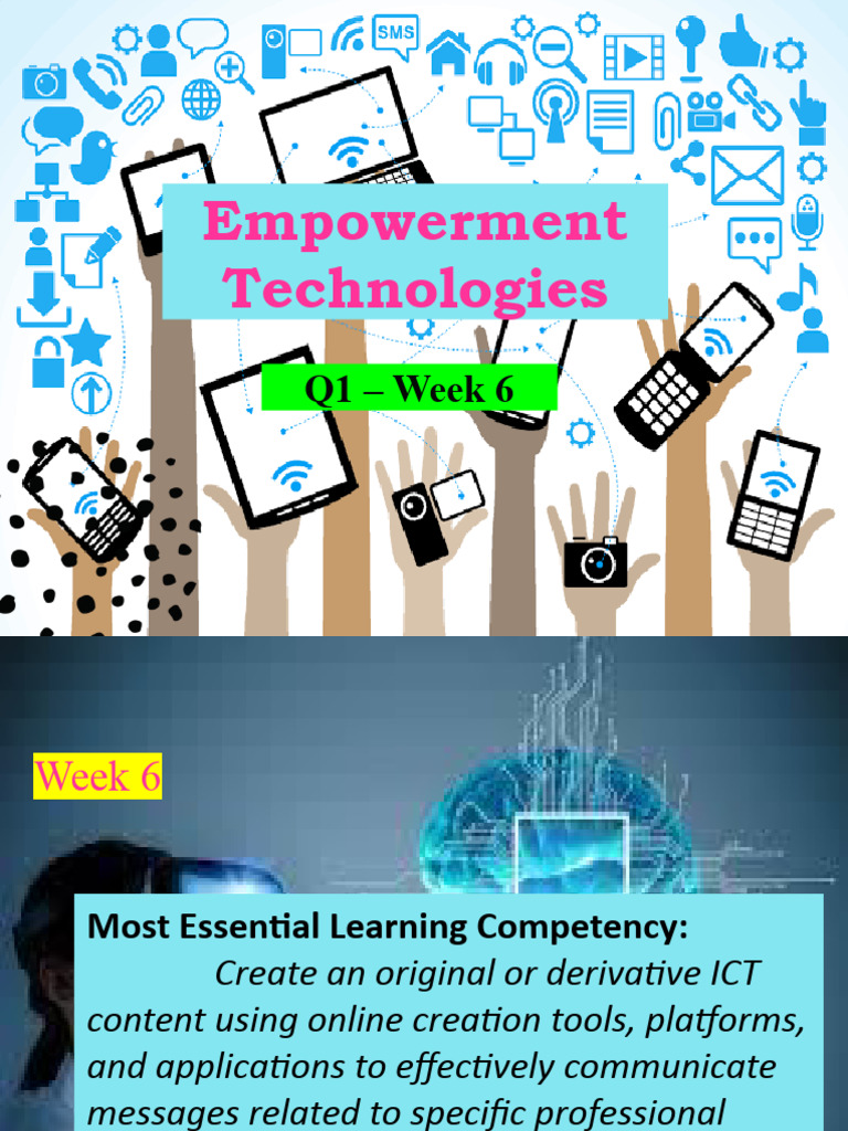 E Tech - Week 6 | PDF
