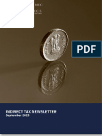 Indirect Tax Newsletter - September 2023