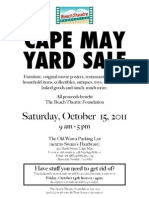 BTF Yard Sale Poster 10/15/11