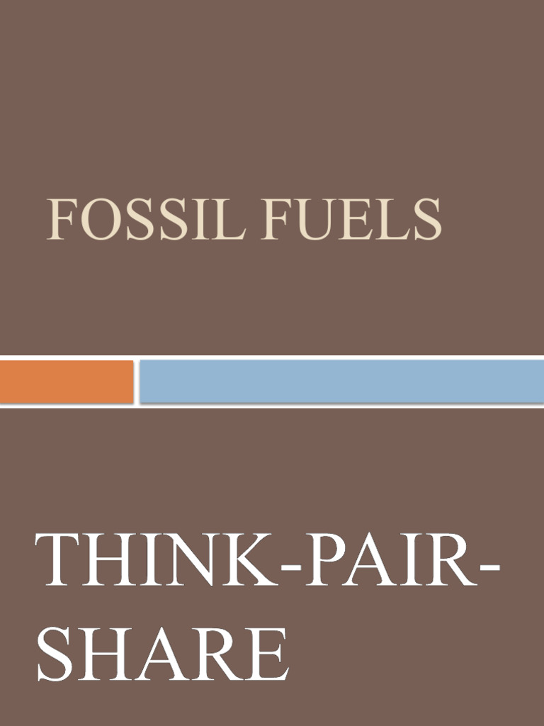 Fossil Fuels Pdf