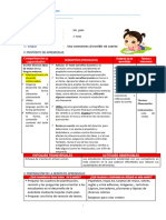 Sesión de Aprendizaje 2do Grado - Competencia Escribe.