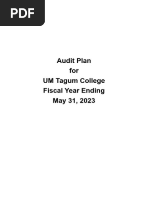 Audit Plan