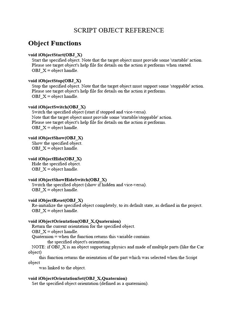 3D Rad Object Functions Guide | PDF