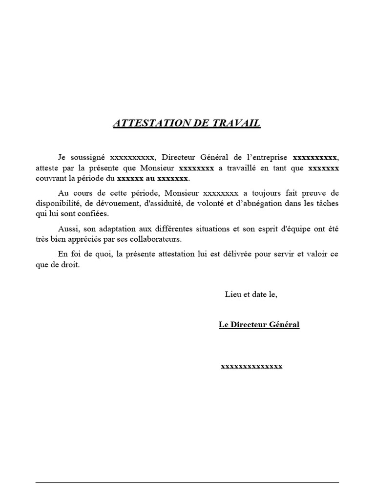 Attestation De Collaborateur – Cerfa Attestation Collaborateur – EICQN