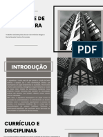 Faculdade de Arquitetura: Trabalho Realizado Pelas Alunas Clara Oliveira Borges e Maria Eduarda Paulino Fernandes