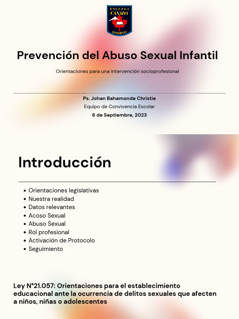 Prevención de Abuso Sexual Infantil | PDF