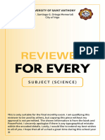 Reviewer For Science (10th)