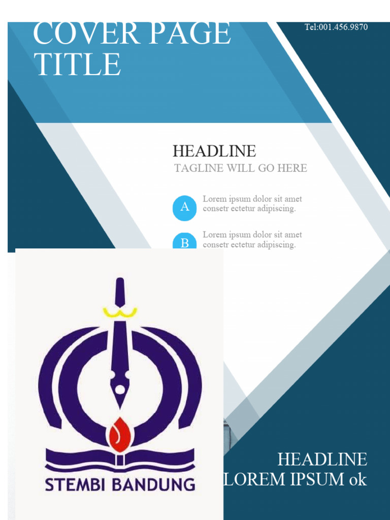 Report Cover Page Design - 2 | PDF