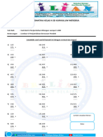 Soal Matematika Kelas 4 SD Penjumlahan Bersusun Pendek Lembar 6