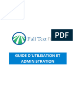 FR FTF Admin User Guide