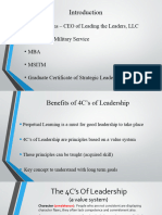 4 Cs of Leadership Presentation