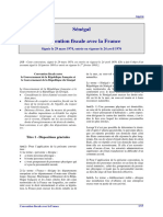Senegal Convention Fiscale France