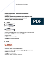 Karakteristik Ikan