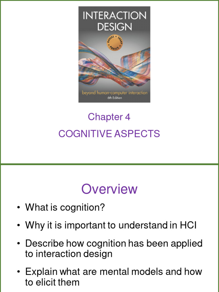 Chapter 4 Cognitive Aspects Pdf