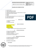 Esquema de Informe de Tesis