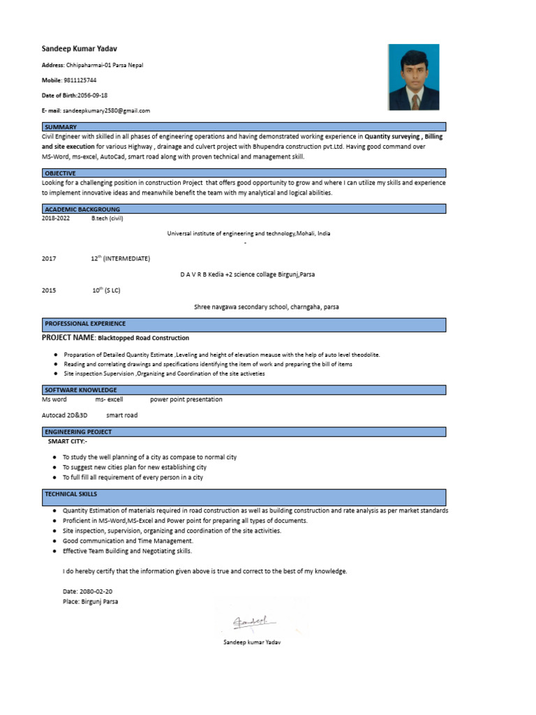 Sandeep Resume | PDF