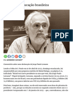 Lemann e A Educação Brasileira - A TERRA É REDONDA