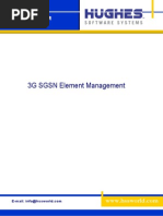 3G SGSN Element Management 0 1