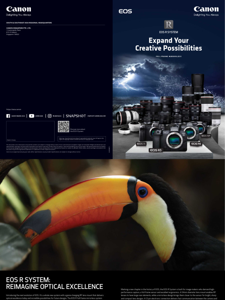 EOS R System Brochure | PDF