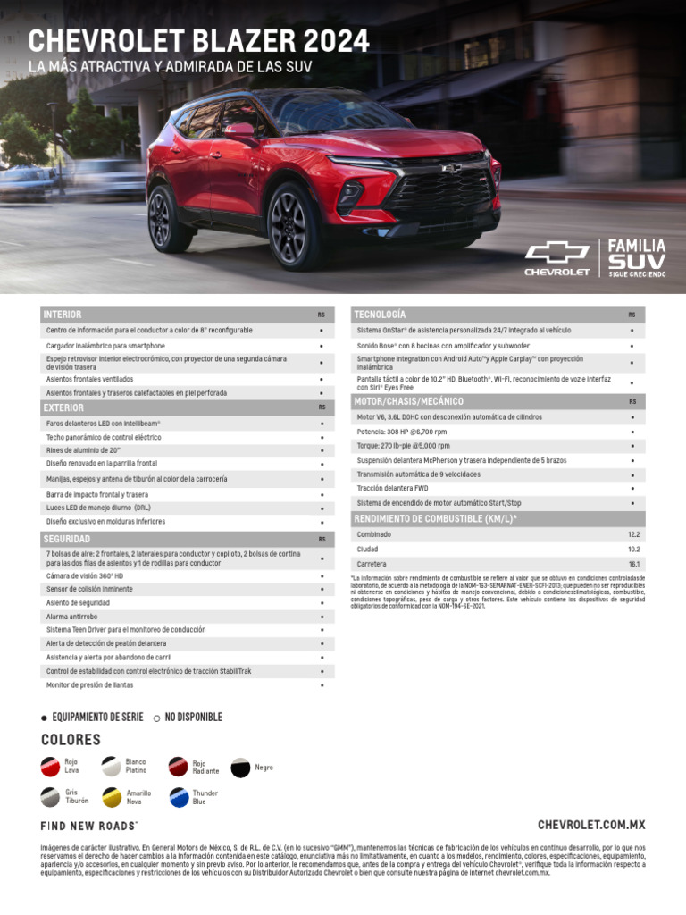 FichaTecnica Blazer2024 PDF