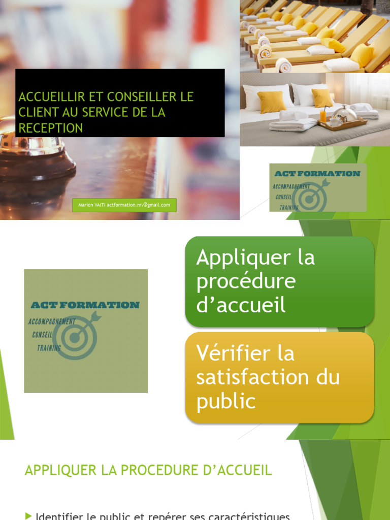 Accueillir La Clientele | PDF