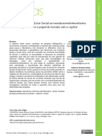 Do Estado de Bem - Estar Social Ao Neodesenvolvimentismo - Consideraçõe Sobre o Papel Do Estado Sob o Capital - Zanardini - Deitos (2020)