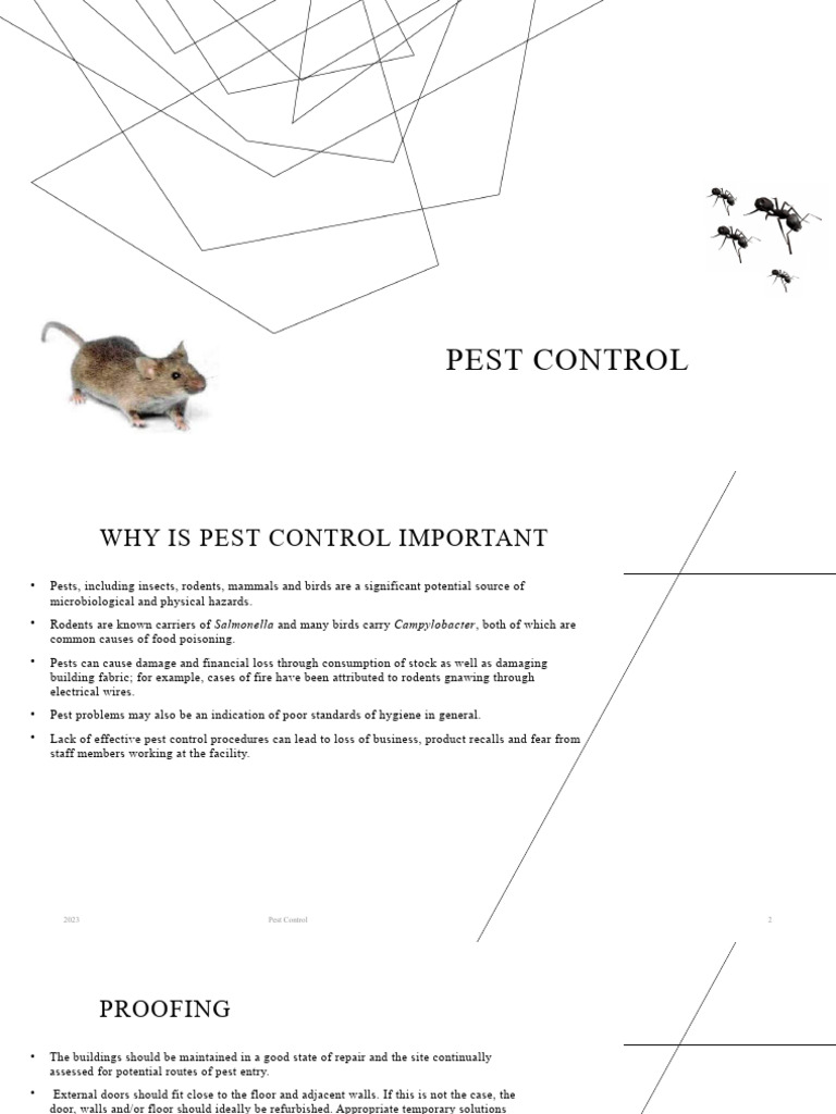 Pest Control Training | PDF
