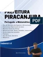 APOSTILA CONCURSO PUBLICO PIRACANJUBA