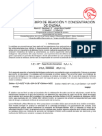 Preinforme de EFECTO DEL TIEMPO DE REACCIÓN Y CONCENTRACIÓN DE ENZIMA.