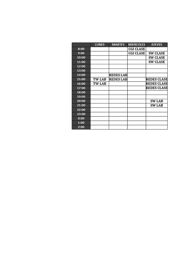 HORARIO PDF