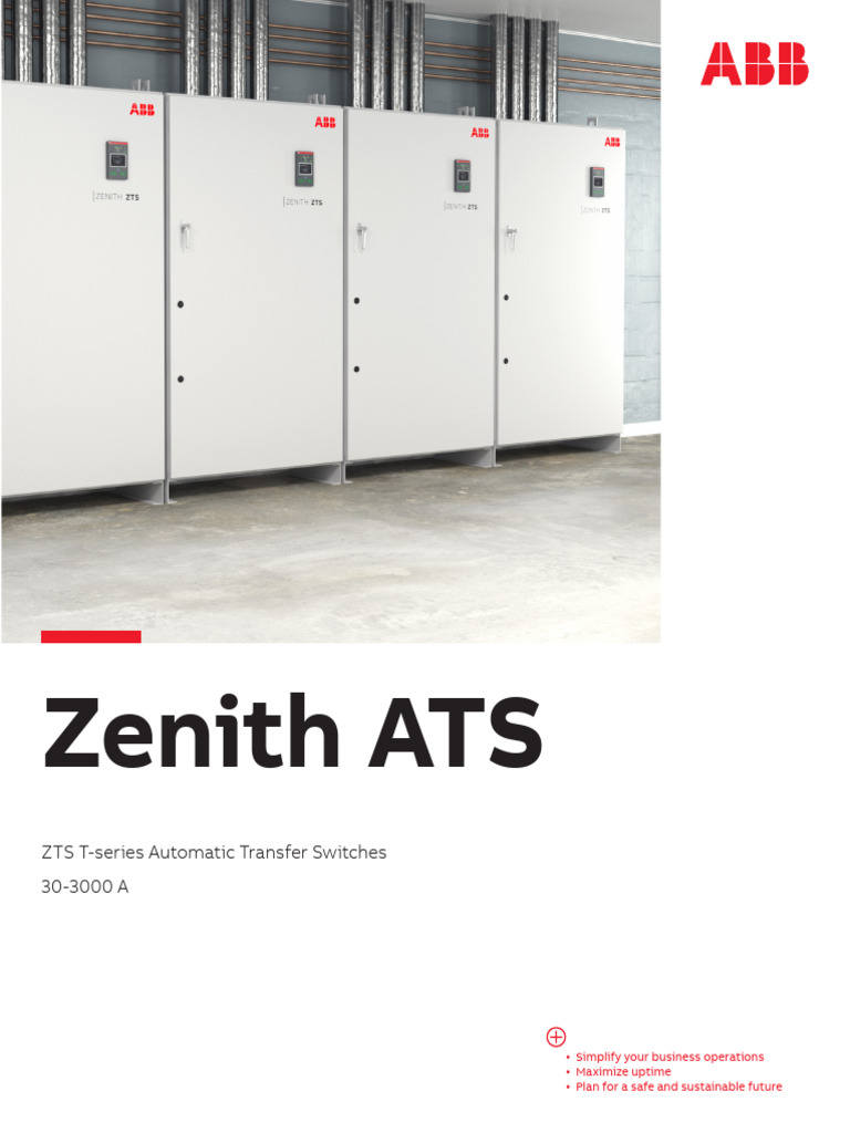 ABB ZTS TSeries Brochure 2204 1SCC303027C0201 PDF