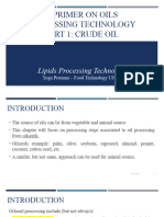 A Primer On Oils Processing Technology Part 1