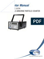 Met One 237H Airborne Particle Counter Manual