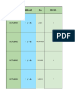 Calendario de Publicaciones