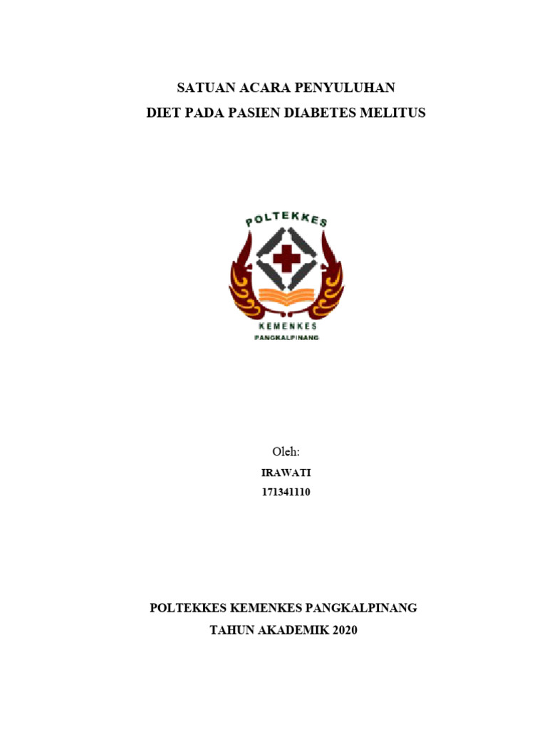 Sap diet pada diabetes mellitus pdf