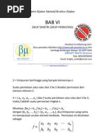 Download Bab Vi Grup Permutasi by Nicholas Wilkerson SN67979583 doc pdf