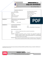 42. MSDS -  GEL ANTIBACTERAL MARTELL