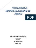 PR-SST-10 Protocolo de Reporte de Accidente de Trabajo