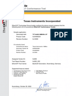 Am2434 Ethercat Conformance Test