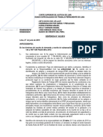 Escrito Judicial Laboral