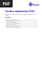 Tardive Dyskinesia 2021