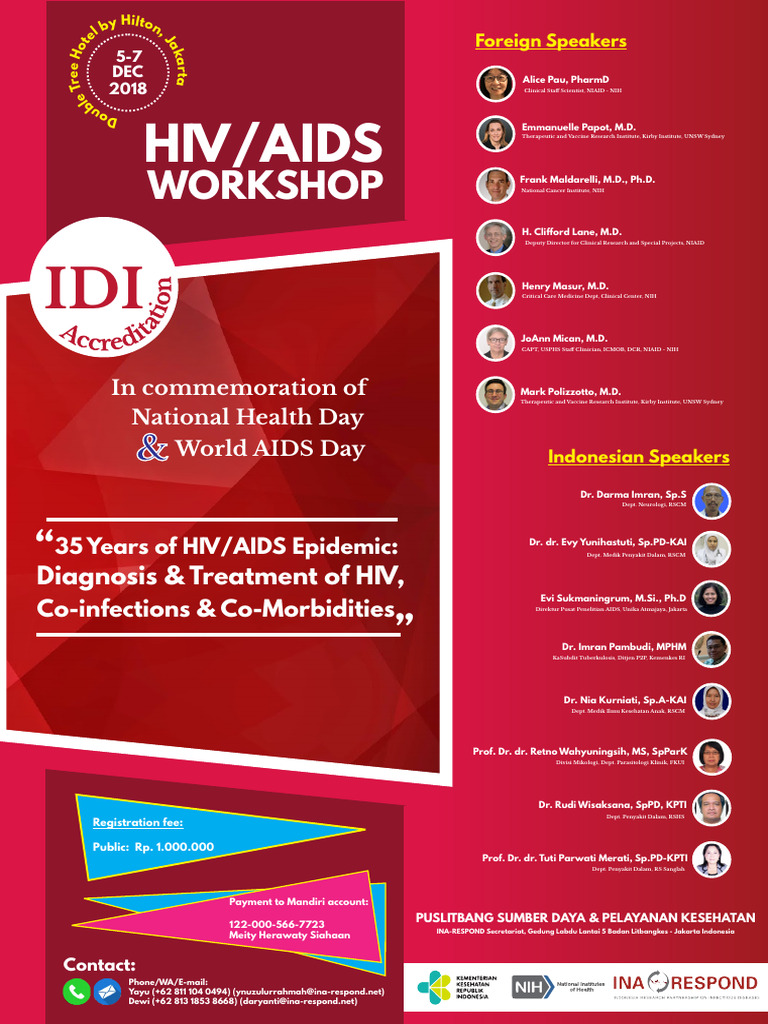 HIV-Seminar-at-Double-Tree-Hotel-Jakarta | PDF | Hiv/Aids | Clinical ...