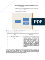 Ganancias. Justificación Patrimonial. Sociedad de Personas Con Balance.