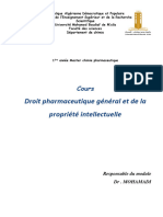 Module Droit Pharmaceutique 2023-2024