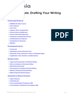 Unit 2 Tutorials Drafting Your Writing