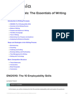 Unit 1 Tutorials The Essentials of Writing