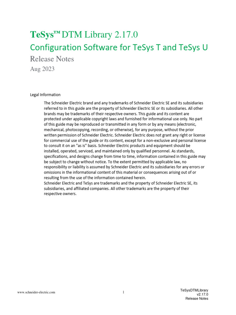 TeSysDTMLibrary v2.17.0.0 ReleaseNotes | PDF | 64 Bit Computing ...