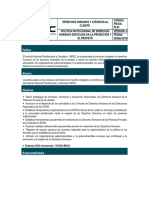 Política Institucional de Derechos Humanos Enfocada en La Promoción y El Respeto